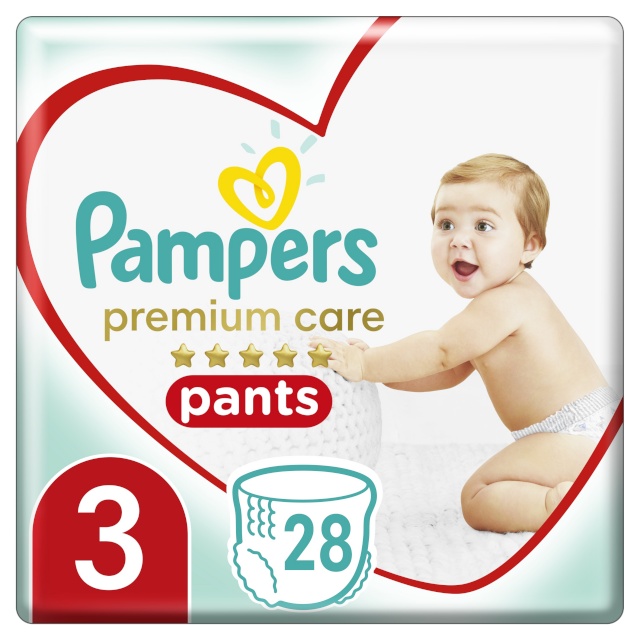 Pampers püksmähkmed Premium Care Pants, suurus 3, 6-11kg, 28 tk