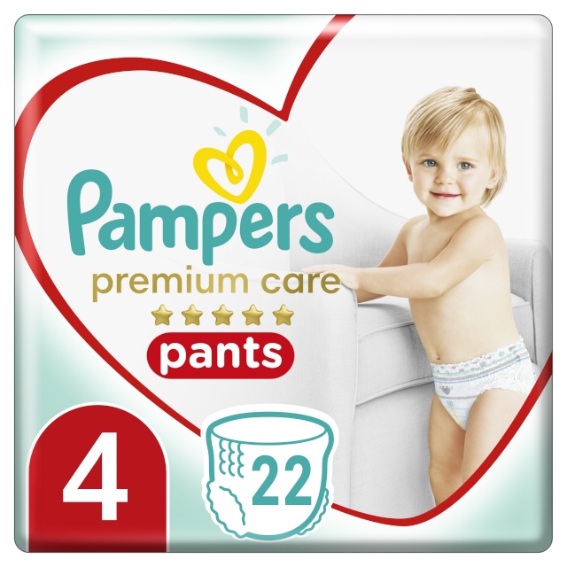 Pampers püksmähkmed Premium Care Pants, suurus 4, 9-15kg, 22 tk