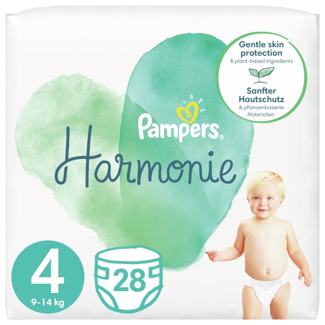 Pampers mähkmed Harmonie - suurus 4, 9kg-14kg, 28 tk