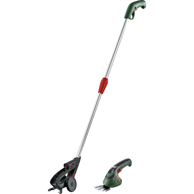 Bosch hekilõikur ISIO 3 Cordless Telescopic Grass Shears, roheline/must