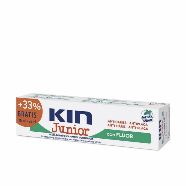 Kin Hambapasta Kin Junior Mündiroheline Kaariesevastane 25ml (100ml)