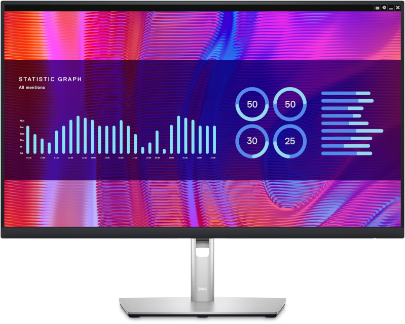 Dell monitor P Series P2723DE 27" Quad HD LCD USB-C