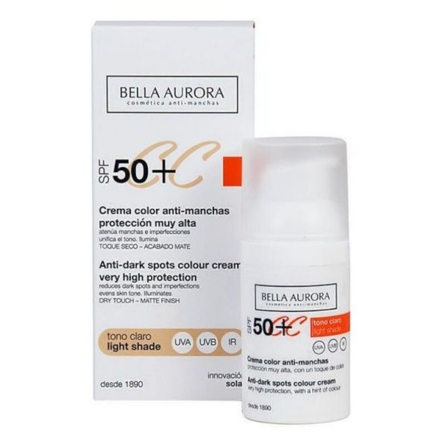 Bella Aurora pigmendilaikude vastane kreem CC Cream 2526113 hele toon 30ml