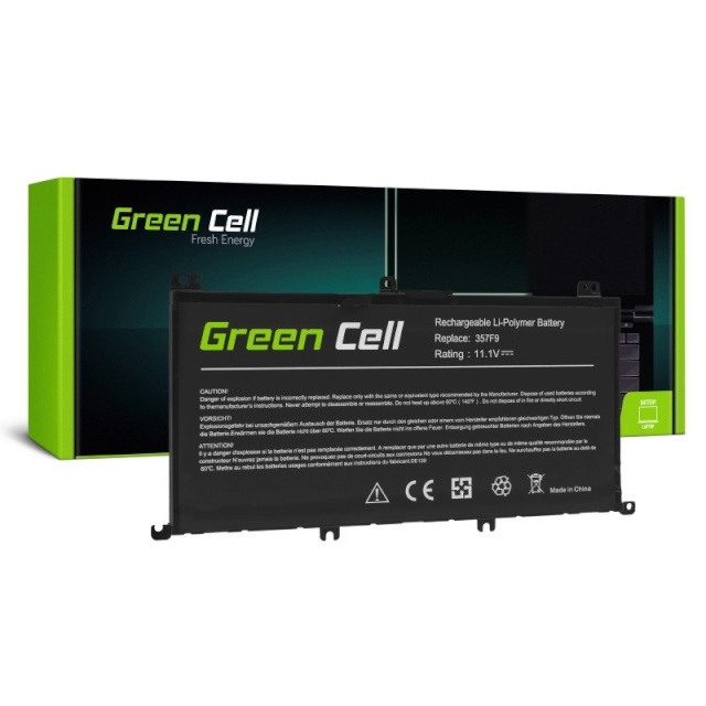 Green Cell sülearvuti aku Dell 15 5576 357F9 11,1V 4,2Ah