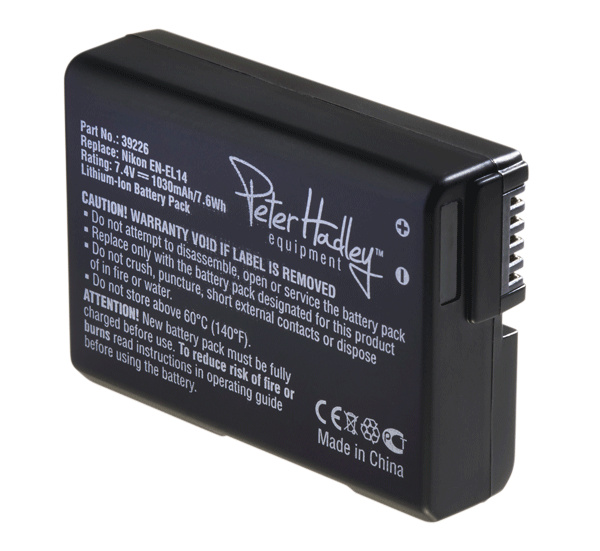 Peter Hadley aku Nikon EN-EL14