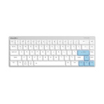 Dareu juhtmevaba mehaaniline klaviatuur EK868 Bluetooth valge&sinine