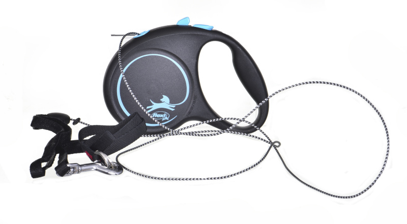 Flexi jalutusrihm must Design S 5 m Dog Retractable Lead