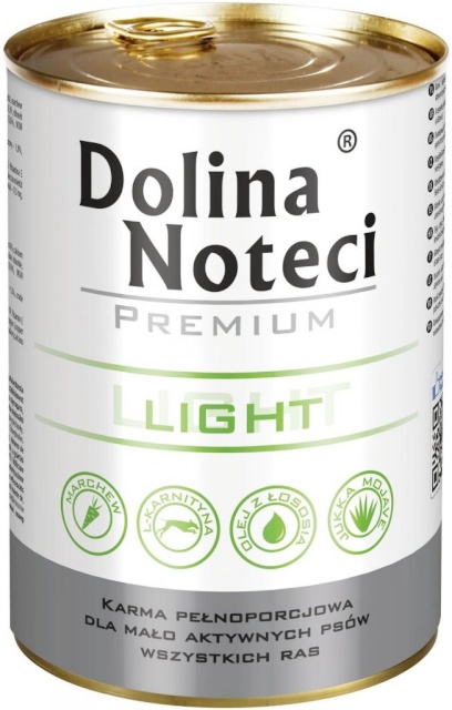 Dolina Noteci koeratoit Premium Light - wet Dog Food- 400g
