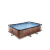 EXIT bassein Frame Pool Holz 220x150x60cm 30.00.21.10 / 1 Karton