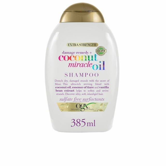 OGX taastav šampoon Coconut MIracle Oil Kahjustunud juuksed (385ml)