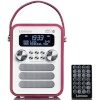 Lenco raadio PDR-051 roosa/valge