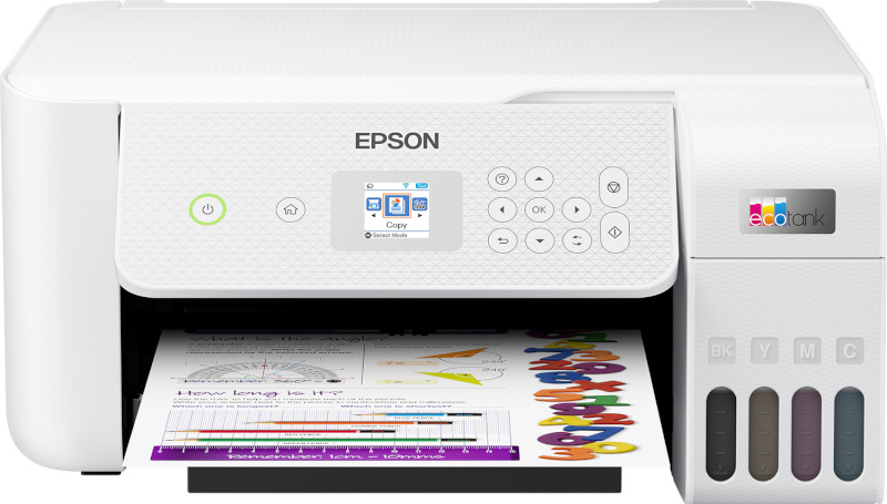 Epson multifunktsionaalne printer EcoTank L3266 3-in-1, Wi-Fi, valge