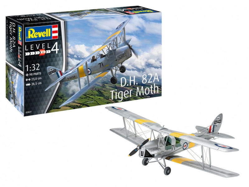 Revell mudel  D.H. 82A Tiger Moth 1/32