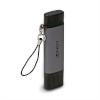 Lindy mälukaardilugeja USB 3.2 , Typ C & A, SD/Micro SD