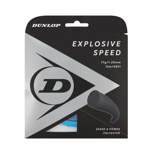 Dunlop tennisereketi keeled EXPLOSIVE SPEED 1,25mm 17G 12M sinine