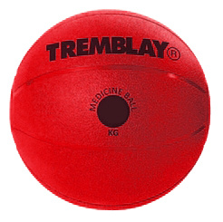 Tremblay topispall Weight ball Medicine Ball 4kg D23cm punane