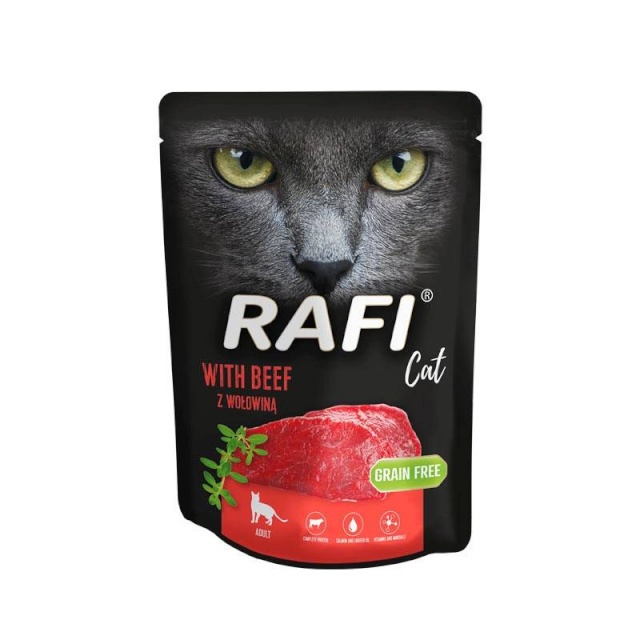 Dolina Noteci kassitoit Rafi Cat with Beef for Cat 300g