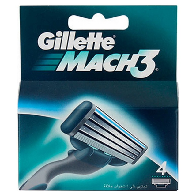 Gillette žiletiterad (4tk)
