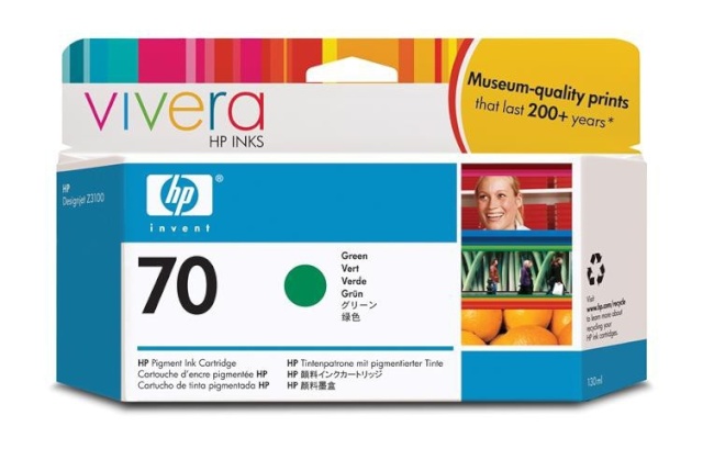 HP tindikassett 70 Vivera C9457A roheline