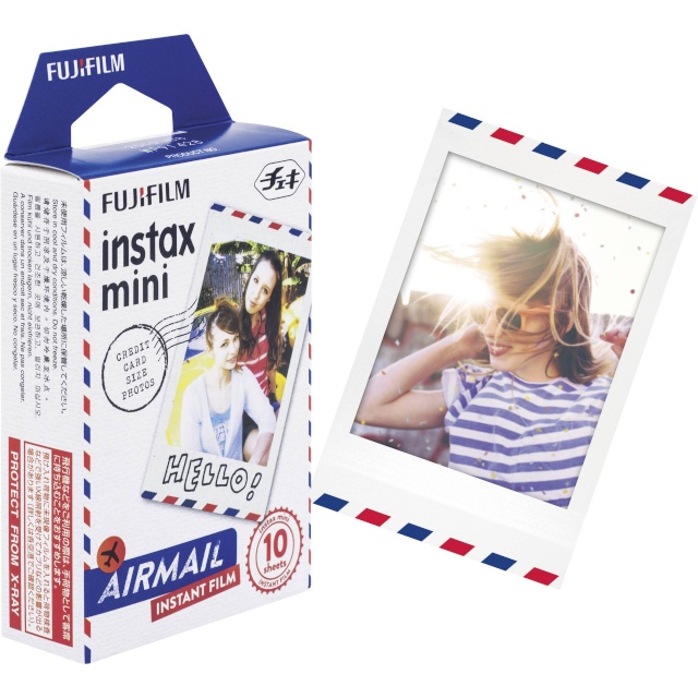 Fujifilm fotopaber Instax Mini Airmail, 10-pakk
