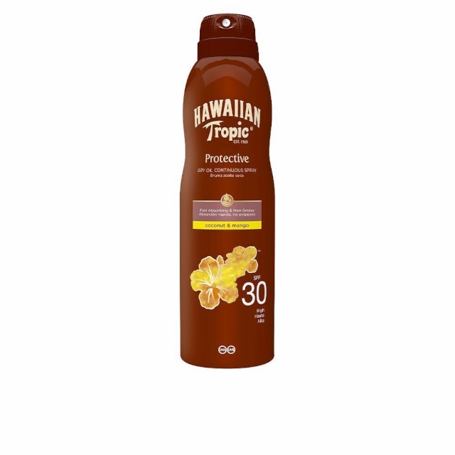 Hawaiian Tropic päikesekaitsepihusti Coconut Mango Oil Spf 30 Kookos 180ml