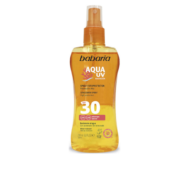 Babaria Keha päikesekaitse Sprei Solar Aqua UV SPF 30 (200ml)
