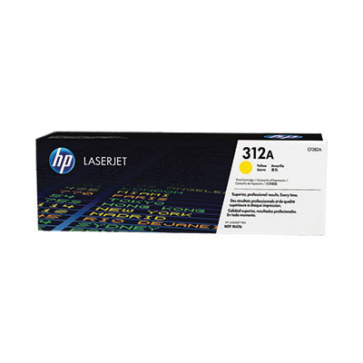 HP tooner CF382 A kollane No. 312 A