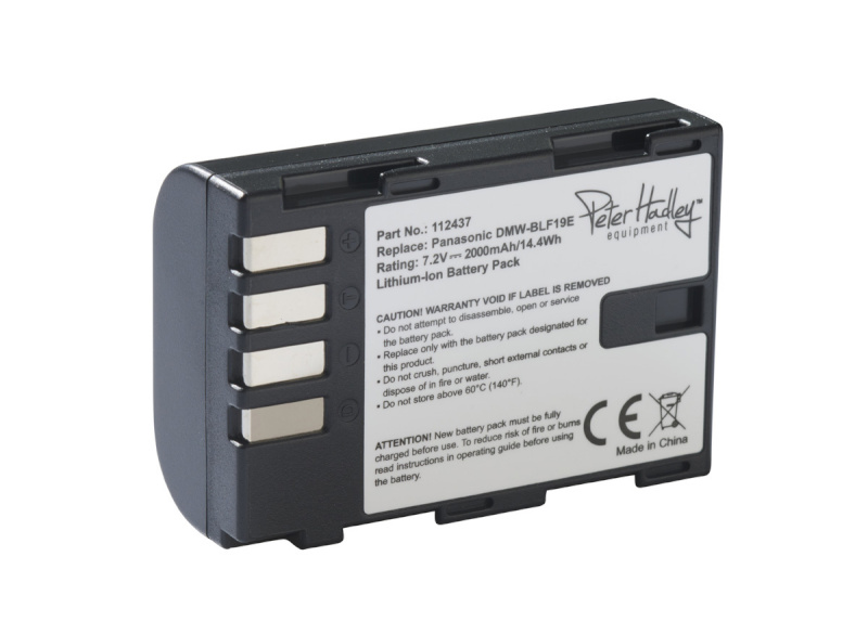 Peter Hadley aku Panasonic DMW-BLF19E