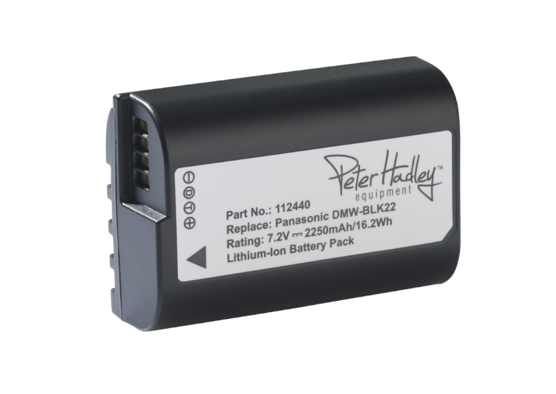 Peter Hadley aku Panasonic DMW-BLK22