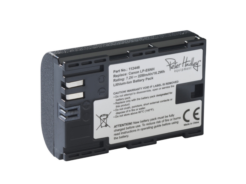 Peter Hadley aku Canon LP-E6NH