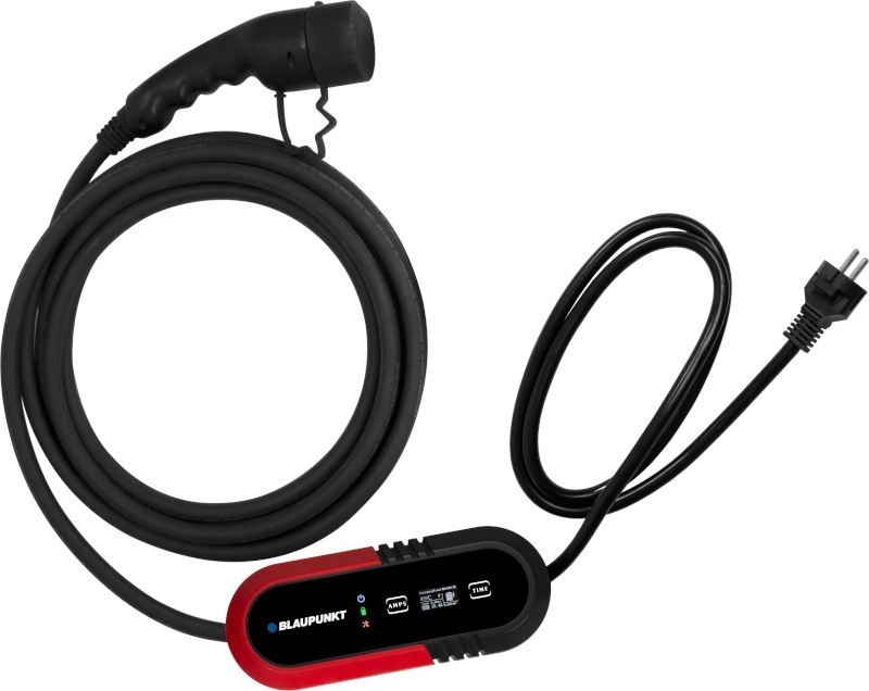 Blaupunkt elektriauto laadimisjaam P1PM2T2 kaabel kontrolleriga 8m Suko-Type2 1-Phase