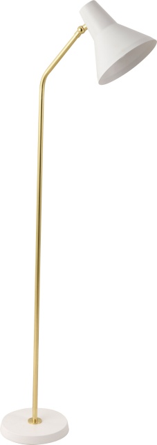 Innolux põrandalamp Innolux Carin valge/messing