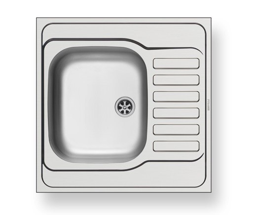 Pyramis kraanikauss Pyramis INTL 60X60 1B 1D F kauss vasakul