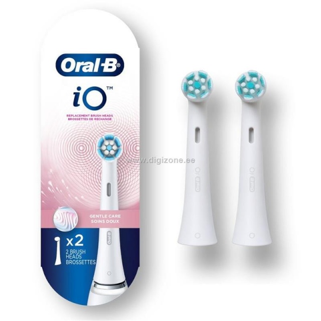 Braun lisahari Oral-B iO Gentle Care 2tk, valge 