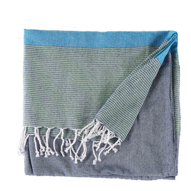 Gift Decor mitmeotstarbeline sall Triibud sinine (160 x 200cm)