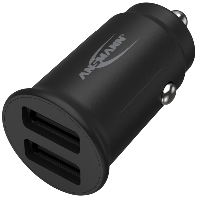 Ansmann autolaadija In-Car Charger CC212 2xUSB 2400mA 1000-0030