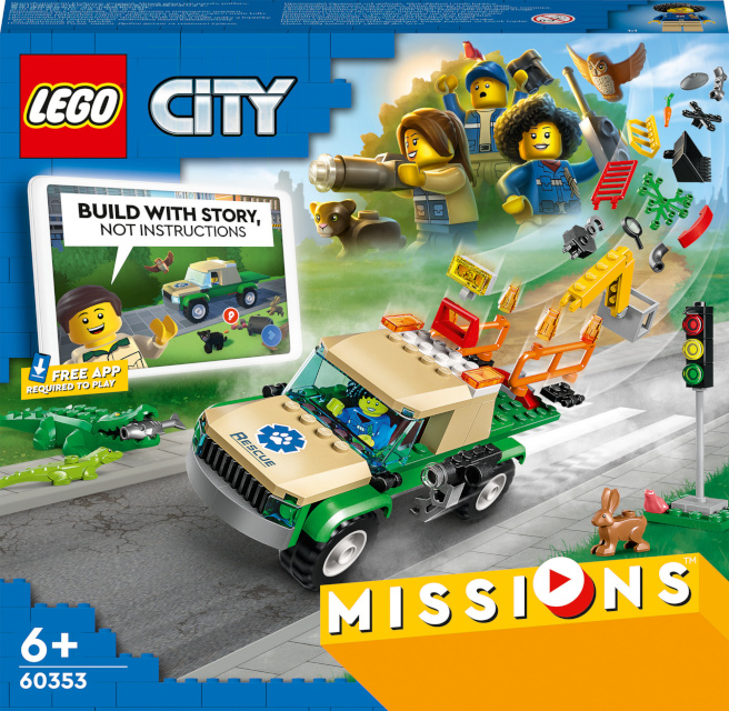 LEGO klotsid City 60353 Wild Animal Rescue Missions