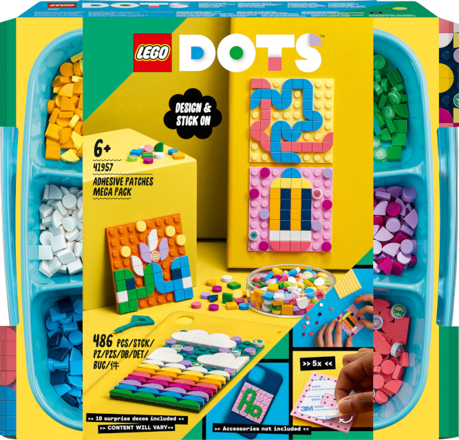 LEGO klotsid Dots 41957 Adhesive Patches Mega Pack