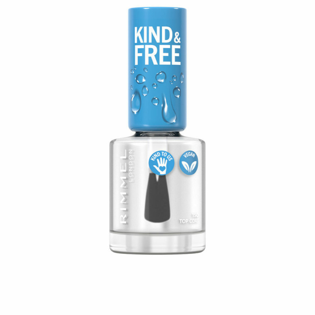 Rimmel London küünelakk Kind & Free 8ml, 150 Top Coat, naistele