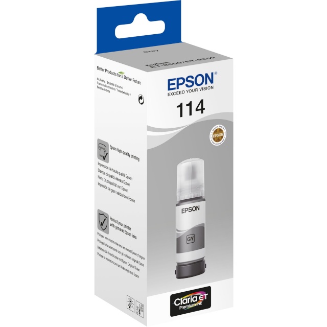 Epson tindikassett EcoTank hall T114 70ml T07B5