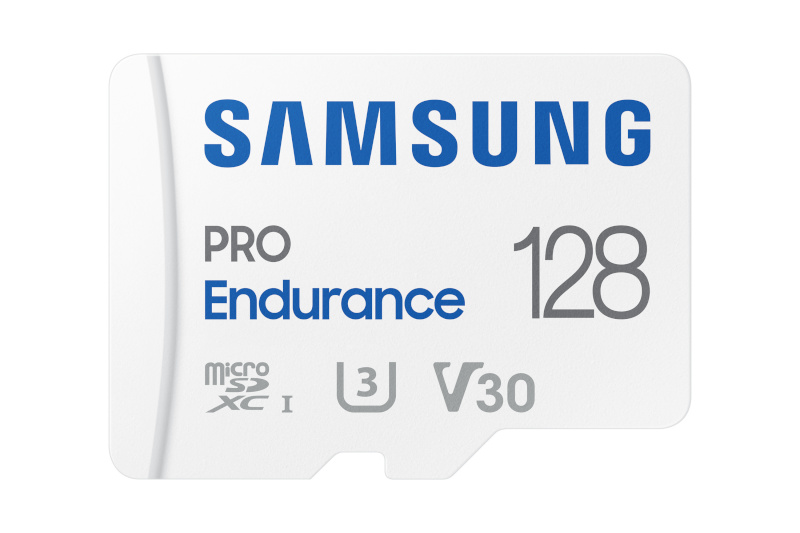 Samsung PRO Endurance MB-MJ128KA/EU 128 GB, MicroSD Memory Card, Flash memory class U3, V30, Class 10, SD adapter