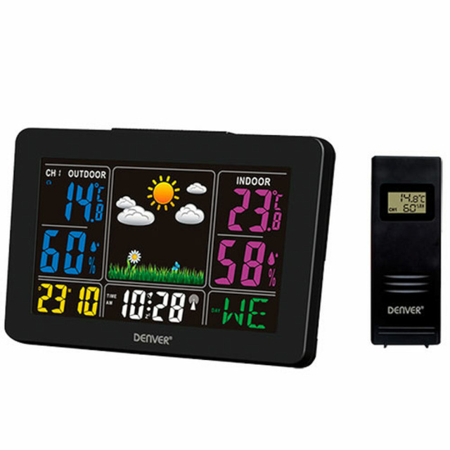 Denver multifunktsionaalne ilmajaam WS-540, must