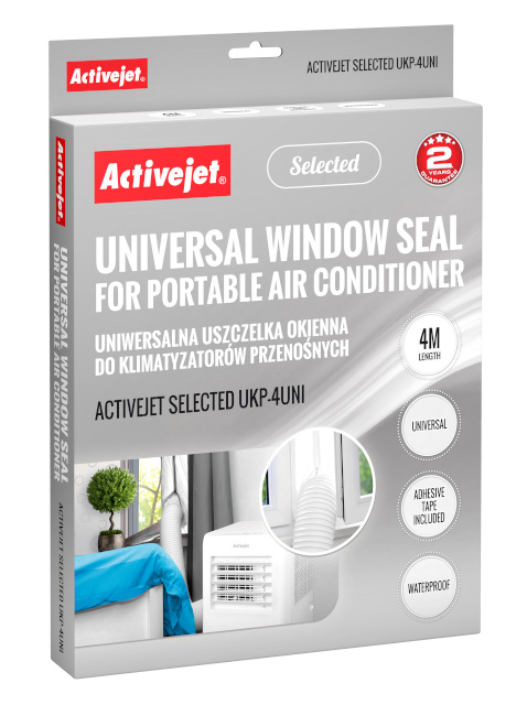 ActiveJet aknatihend mobiilsele kliimaseadmele UKP-4UNI