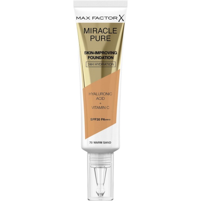 Max Factor jumestuskreem Miracle Pure Spf 30 Nº 70-warm sand 30ml