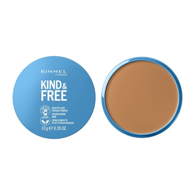 Rimmel London kompaktpuuder Kind & Free 40-tan Matistav viimistlusvahend (10g)