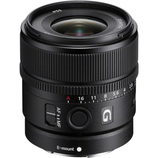 Sony objektiiv E 15mm F1.4 G must