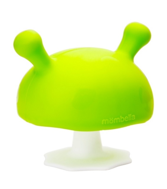 Mombella närimisrõngas Mushroom Green 3kuud+ P8053