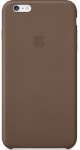 Apple kaitsekest Leather Case (iPhone 6/6s Plus) oliivipruun
