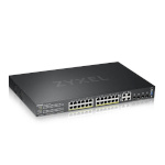 Zyxel switch GS2220-28HP-EU0101F network Managed L2 Gigabit Ethernet (10/100/1000) Power over Ethernet (PoE) must