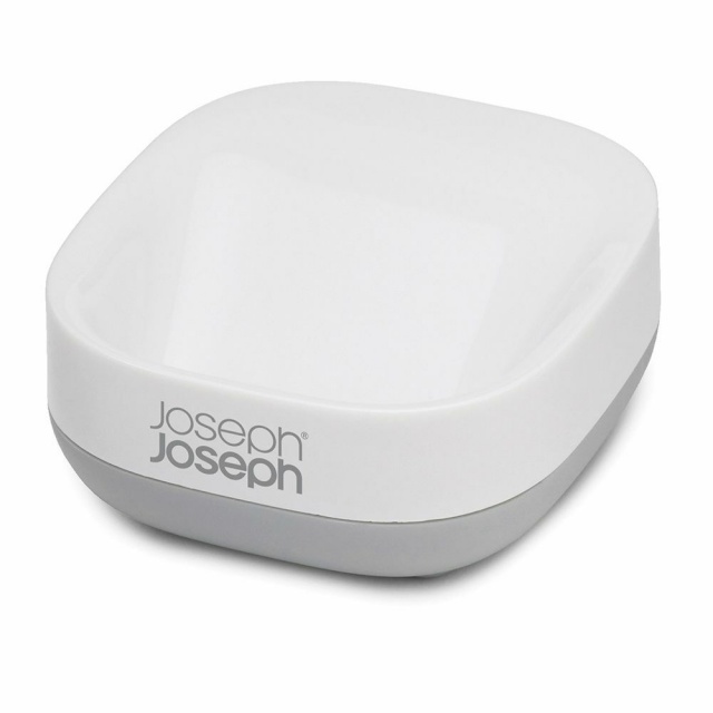 Joseph Joseph seebialus Slim Compact Soap Dish hall/valge